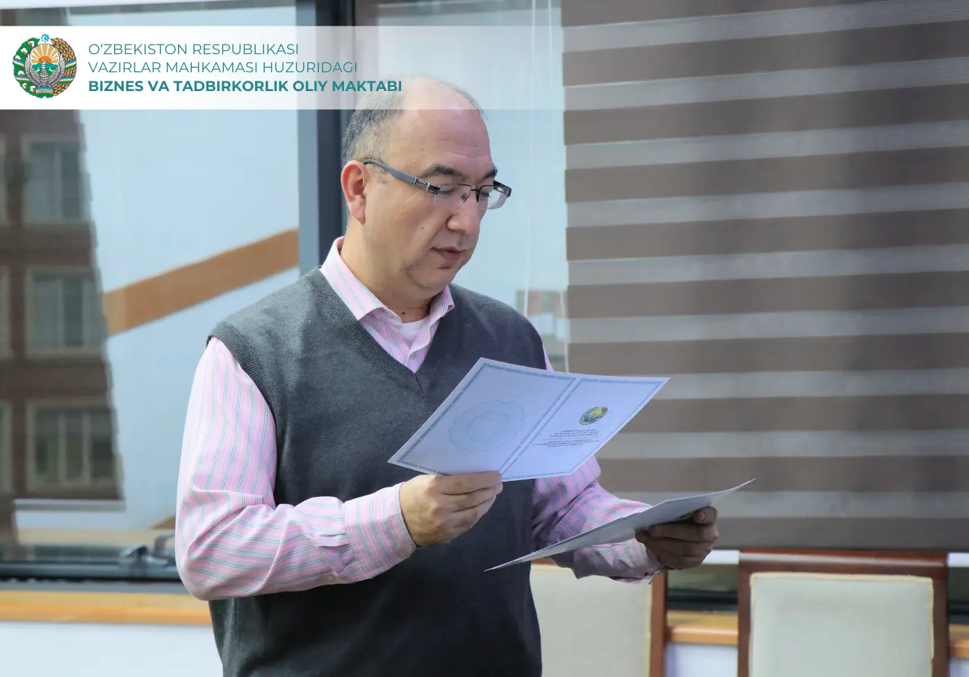 Biznes va tadbirkorlik oliy maktabida “Uzbekneftgaz” AJ xodimlari korporativ boshqaruv bo‘yicha o‘quv kursini muvaffaqiyatli yakunladi